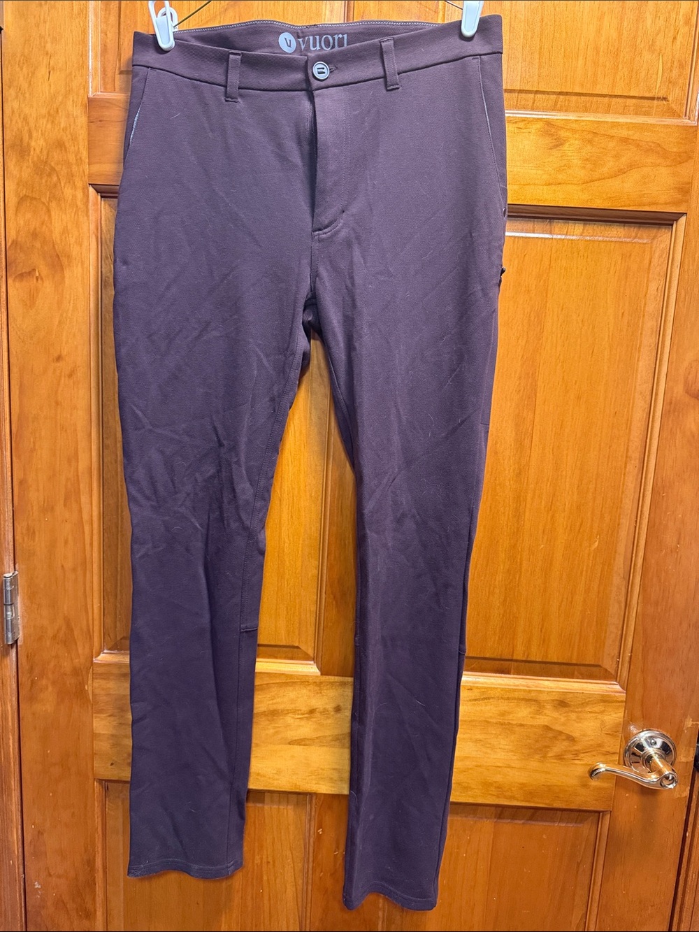 Vuori Women's Skinny Pants — Dark Plum